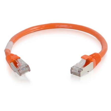 Fasttrack 2 ft. Cat6 Snagless Shielded-STP Ethernet Network Patch Cable - orange FA987525